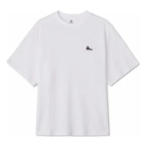 Converse Sneaker Patch Tee Asia Sizing 'White' 10023850-A03
