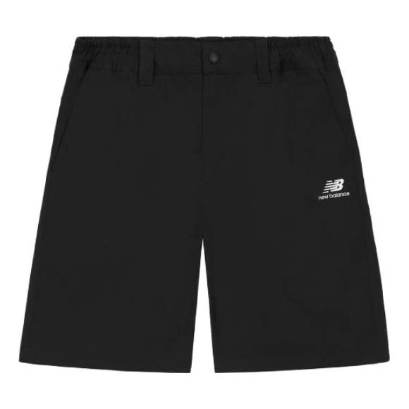 New Balance Logo Essentials Shorts Asia Sizing 'Black' 5VD38441-BK