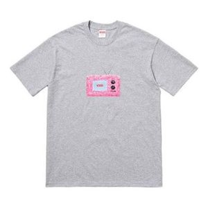 Supreme SS18 TV Tee Heather Grey Short Sleeve Unisex Gray SUP-SS18-0091