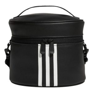 (WMNS) adidas 3-Stripes Round Bag 'Black White' HG5636