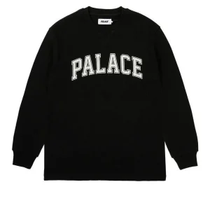 Palace Waffle Long-Sleeve T-shirt 'Black' P26ES025