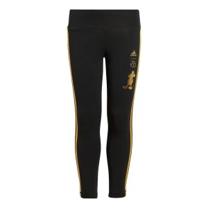 (PS) adidas x Disney 100 Leggings Asia Sizing 'Black Gold' IJ9337