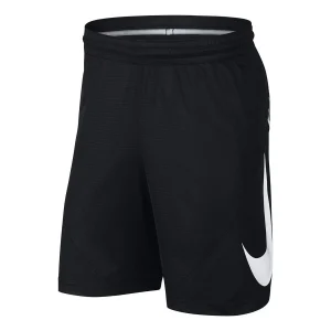 Nike Black Dri-fit 9 Inch Basketball Short Men Black/White 910704-010