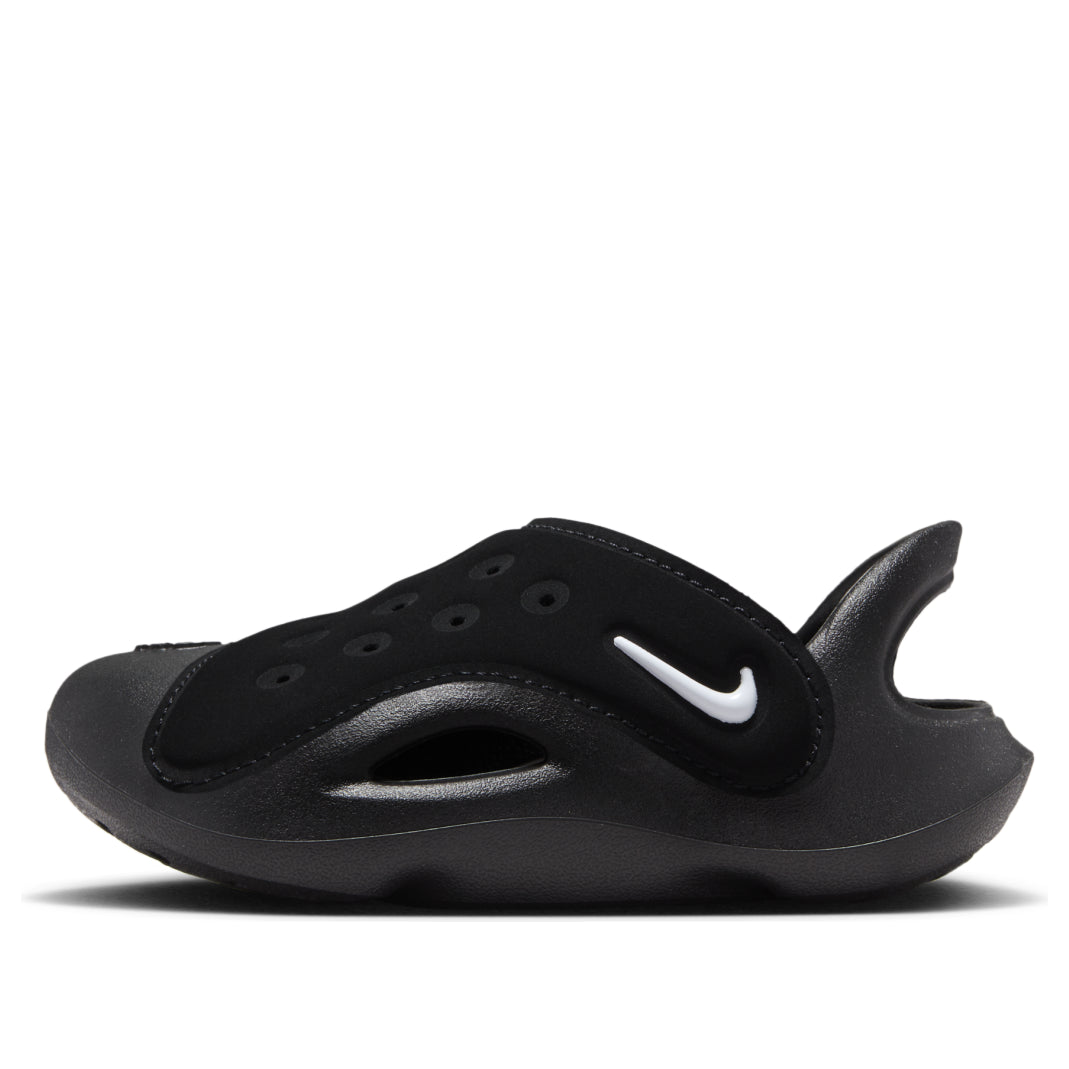 (TD) Nike Aqua Swoosh Sandals 'Black White' FN0875-002