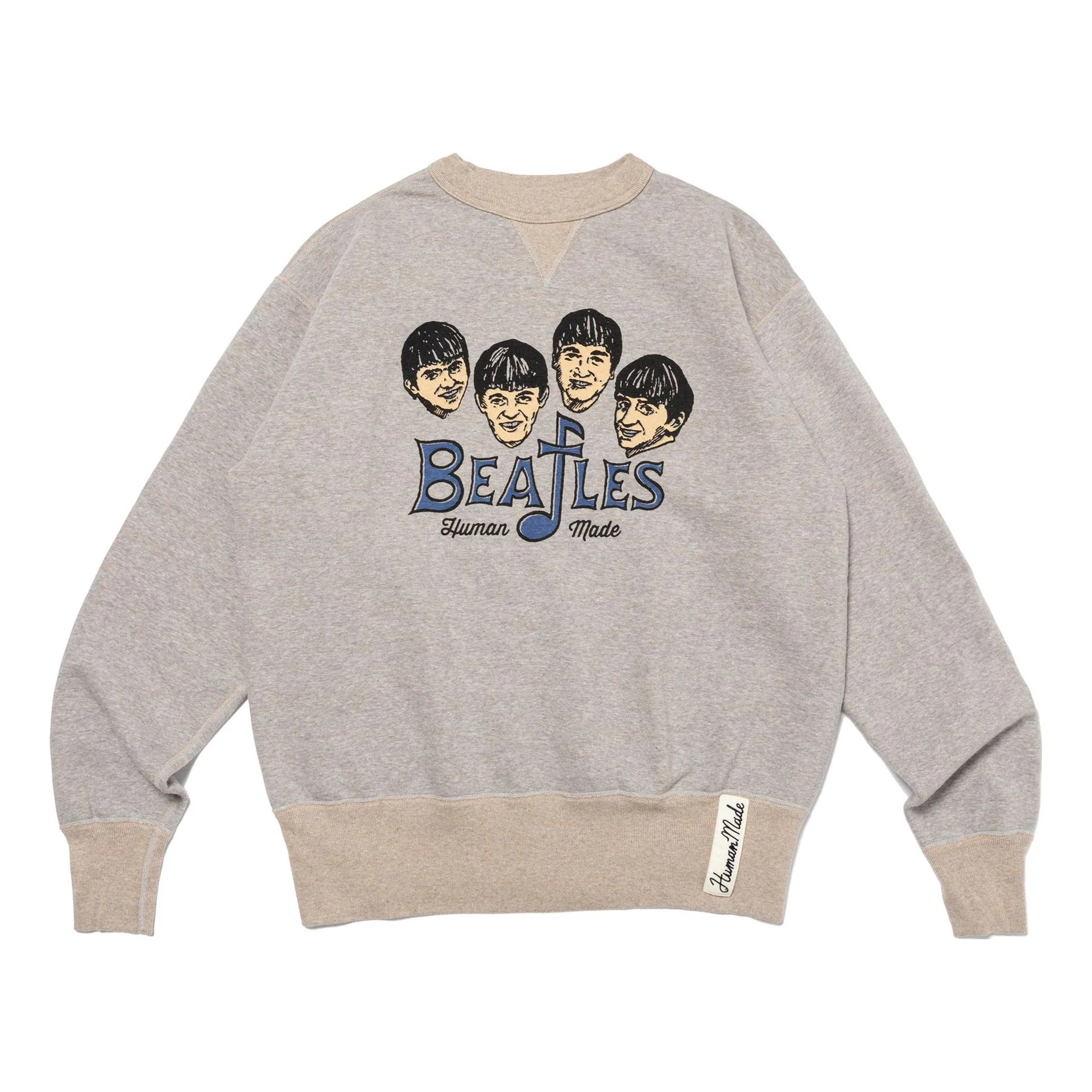 HUMAN MADE Beatles Tsuriami Sweatshirt 'Grey' HM26CS023