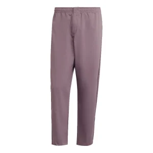 Men's adidas originals C Twill Pant Side Stripe Loose Sports Pants/Trousers/Joggers Light Purple HC8607