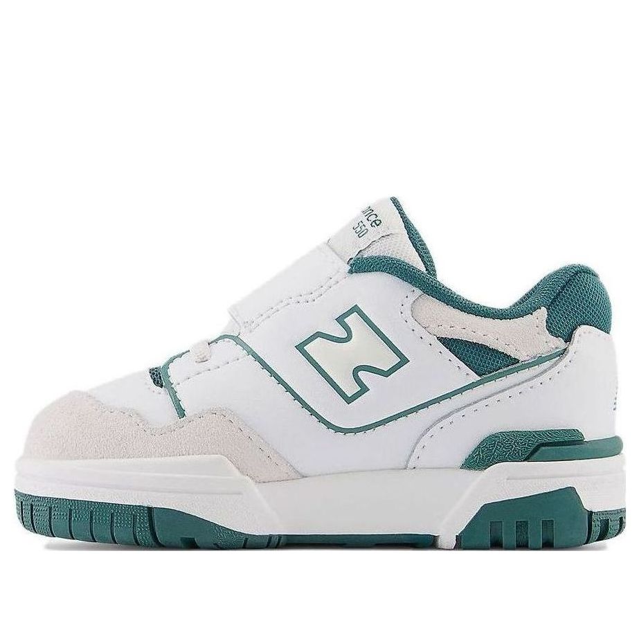 (TD) New Balance 550 Bungee Lace Top Strap 'White Vintage Teal' IHB550TA