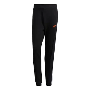 Men's adidas originals Mr Sweatpant Casual Bundle Feet Sports Side Stripe Long Pants/Trousers Black HC0359