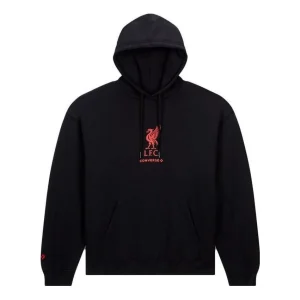 Converse x LFC Loose-Fit Logo Hoodie Asia Sizing 'Black' 10026265-A03