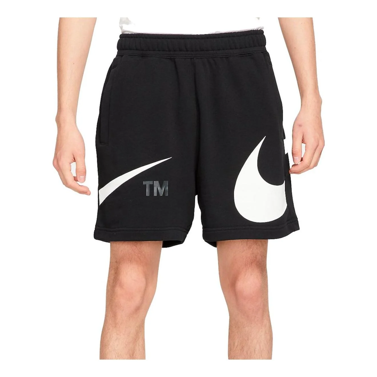 Nike Sportswear Swoosh French Terry Shorts 'Black' DD5997-010