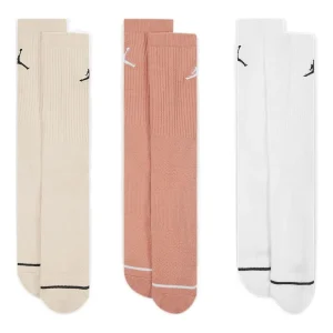 Air Jordan Everyday Max Crew Basketball Socks 'Pink White Beige' SX5545-918