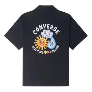 Converse Skate Woven Shirt Asia Sizing 'Black Multi' 10024751-A04