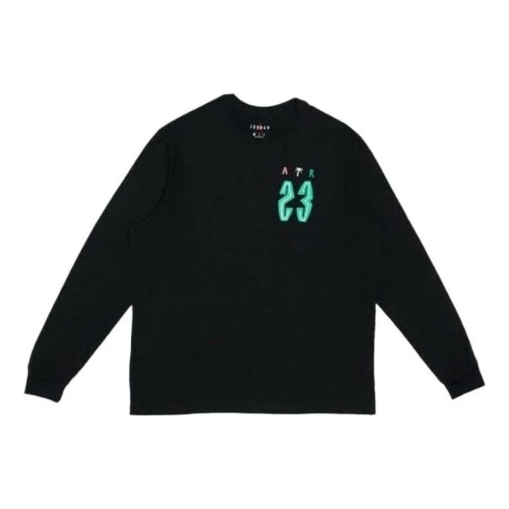 Air Jordan Miami 305 South Beach Long Sleeve Shirt 'Black' DB9350-010