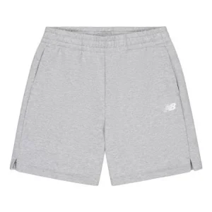 (WMNS) New Balance NB Logo Cotton Short Asia Sizing 'Grey' AWS42301-GHM
