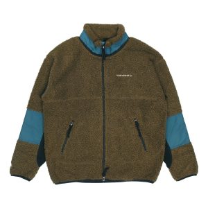 Converse Polar Fleece Sherpa Jacket Asia Sizing 'Surplus Olive' 10018039-A03