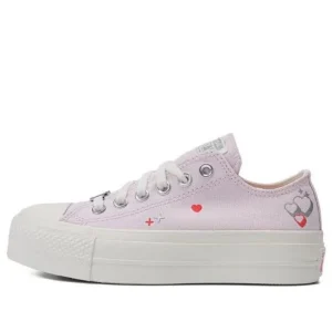 (WMNS) Converse Chuck Taylor All Star Lift Platform Y2K Heart Low Top 'Pale Pink' A09115C