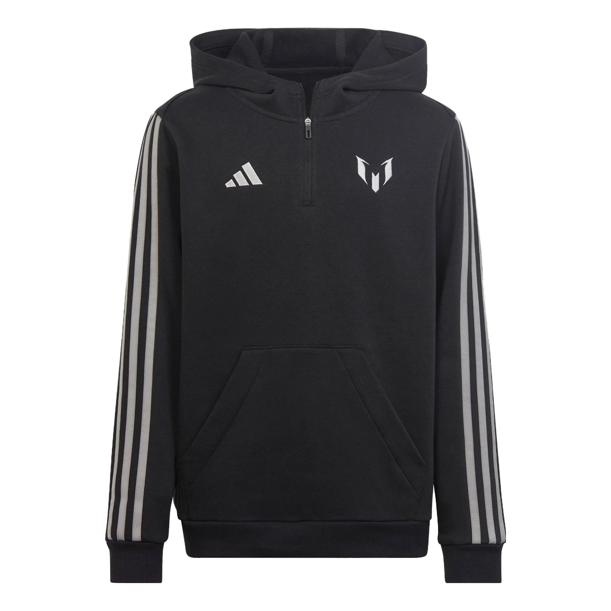 (GS) adidas Messi Sweat Hoodie 'Black White' HR4347