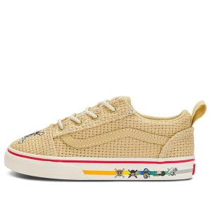 (TD) Vans Old Skool Elastic Lace x One Piece 'Straw Multi' VN0A4TZOBMB