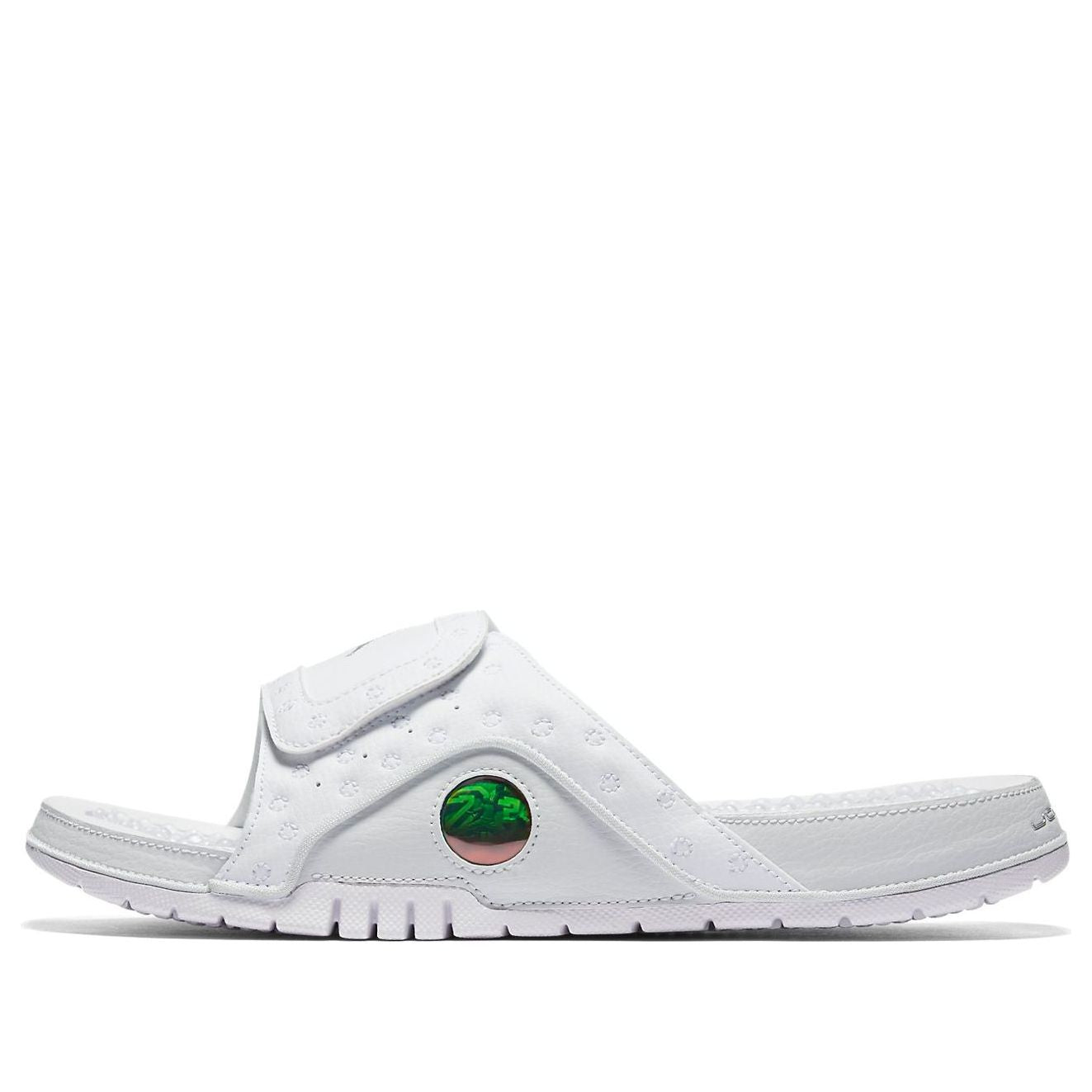 Air Jordan Hydro 13 Slide 'White Metallic Silver' 684915-100