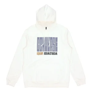 Converse Equip Worldwide Graphic Hoodie Asia Sizing 'White' 10021272-A01