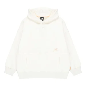 (WMNS) New Balance Classic Lifestyle Plain Hoodie Asia Sizing 'White' AWT23322-CIC