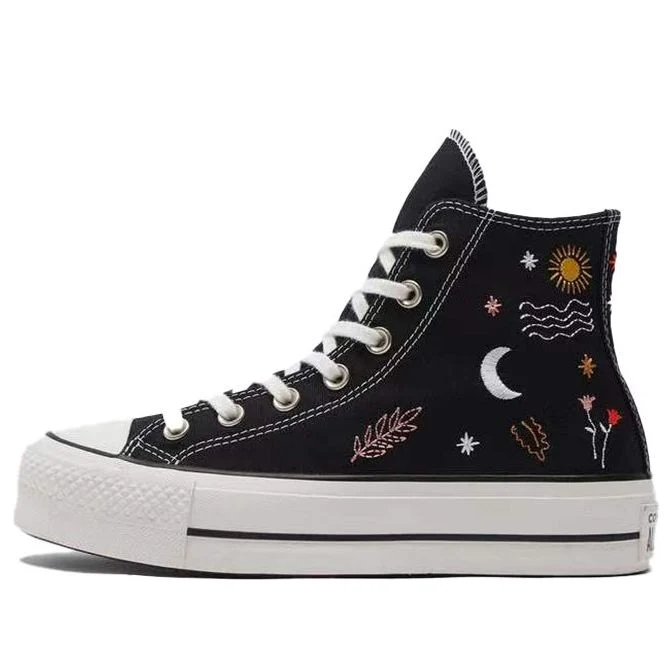 (WMNS) Converse Chuck Taylor All Star Platform High 'It's Okay To Wander - Black' 571085C