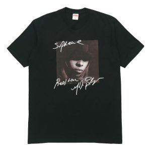 Supreme Week 1 Mary J. Blige Tee Character Printing Short Sleeve Unisex Black SUP-FW19-229