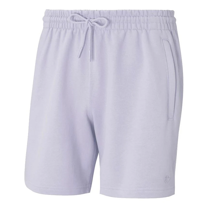 adidas originals C Short Ft Solid Color Drawstring Sports Shorts Purple HF6356