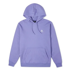 Converse Embroidered Star Chevron Pullover Hoodie Asia Sizing 'Purple' 10019923-A29