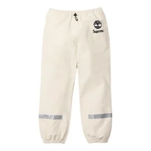 Supreme x Timberland Reflective Taping Track Pants 'White Black' SUP-SS21-712
