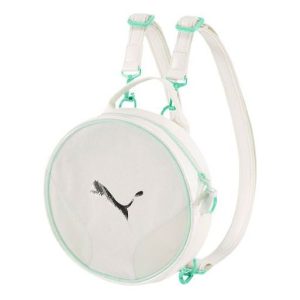 (WMNS) PUMA Prime Round Backpack 'White Green Black' 07719301