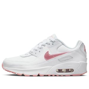 (GS) Nike Air Max 90 Leather 'White Pink Glaze' CD6864-115