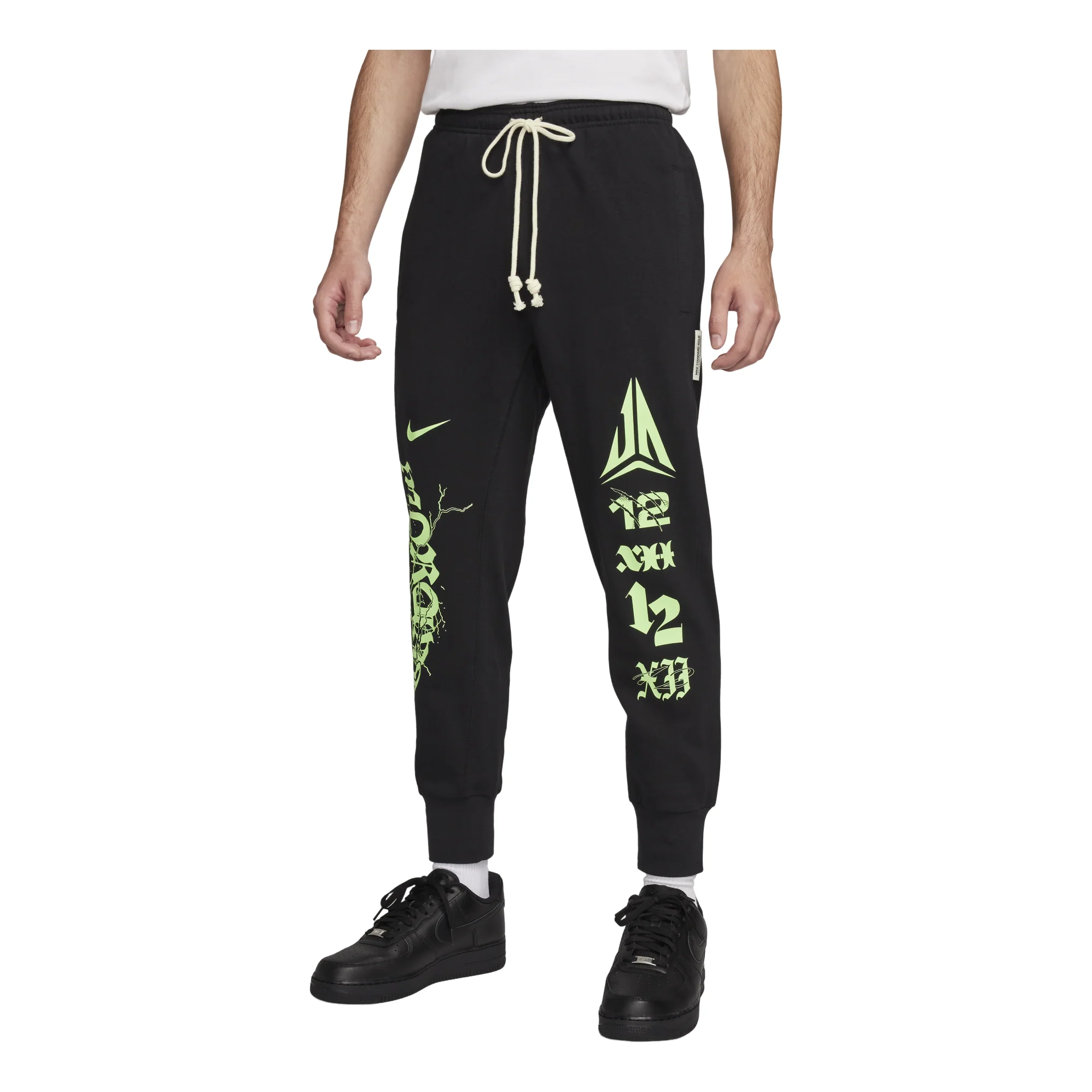 Nike Ja Standard Issue Dri-FIT Pants 'Black Lime' FN2995-010