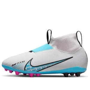 (GS) Nike Mercurial Superfly 9 JR Mercurial Zoom 15 Academy AG 'White Blue' DJ5613-146