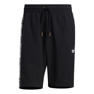 adidas originals Manga Short 1 Character Printing Sports Shorts Black HD9075