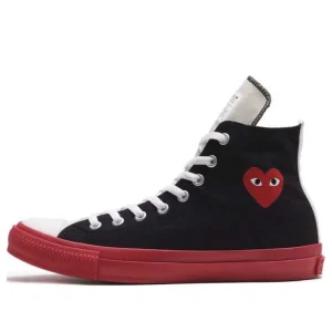 Converse x COMME des GARONS PLAY Chuck Taylor High 'Black Red' 1SD021