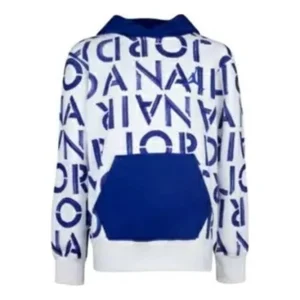 Air Jordan Logo Printed Active Hoodie 'Blue' 95A049-U6H