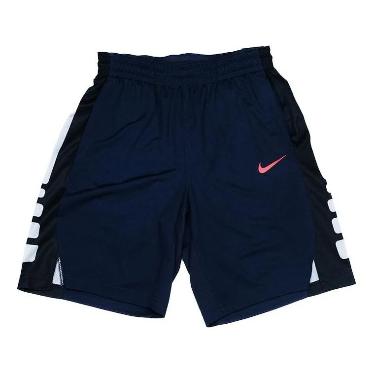 Nike Elite Stripe Dri-FIT Basketball Shorts 'Navy Blue Black' AT3393-411