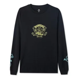 Converse Cactus Graphic Long Sleeve Tee Asia Sizing 'Black' 10023771-A01