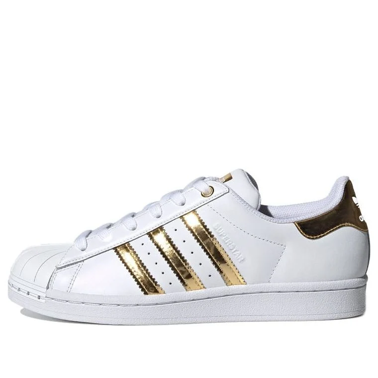 (WMNS) adidas Superstar Metal Toe 'White Gold Metallic' FV3330