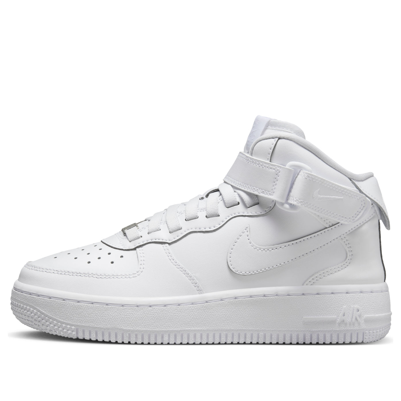 (GS) Nike Air Force 1 Mid EasyOn SE 'Triple White' FN1193-111