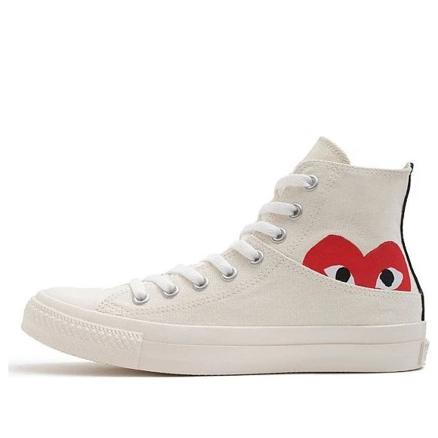 Converse x COMME des GACRONS PLAY Chuck 70 Hi Half Logo 'White' 1CL876