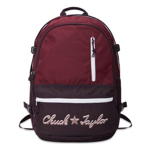 Converse Straight Edge Chuck Taylor Logo Backpack 'Burgundy' 10024295507
