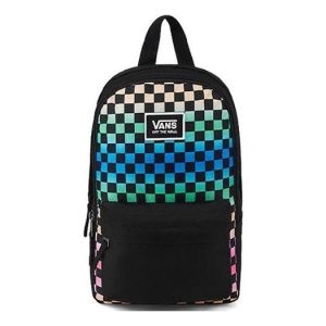 (WMNS) Vans Realm Backpack 'Black Blue Yellow Green' VN0A4DROYBL