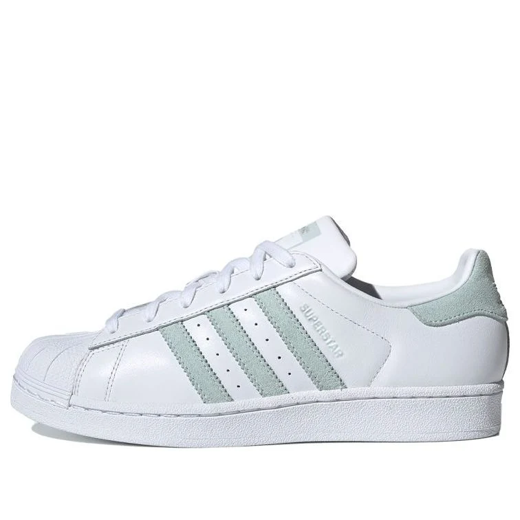 (WMNS) adidas Superstar 'White Vapour Green' EE7401