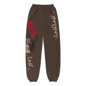 Travis Scott Flare Sweatpants 'Brown' CJFN-SS99