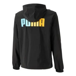 PUMA Full Sleeve Printed Hoodie 'Black' 678013-01