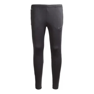 Men's Nike Sports Living Series Solid Color Logo Embroidered Slim Fit Straight-Leg Casual Pants/Trousers Black 688413-011
