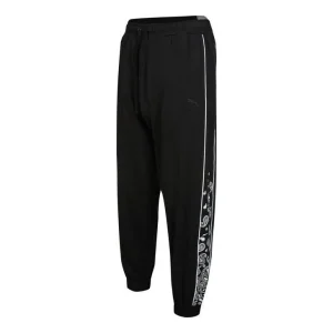PUMA Paisley Sweat Pants 'Black' 539524-01