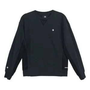 Converse Star Crewneck Sweatshirt Asia Sizing 'Black' 10023518-A02